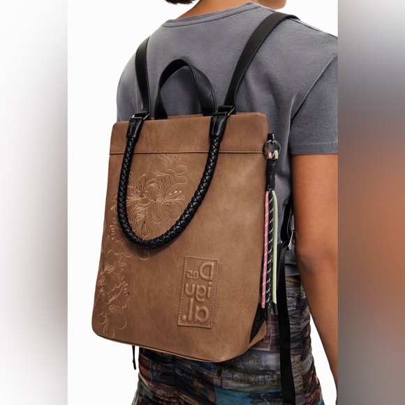 DESIGUAL SOFT FLORAL BACKPACK - Picture 2 of 10